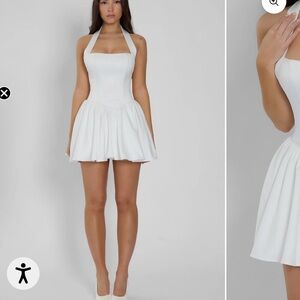 LEAU Hyades Halter Corset Mini Dress